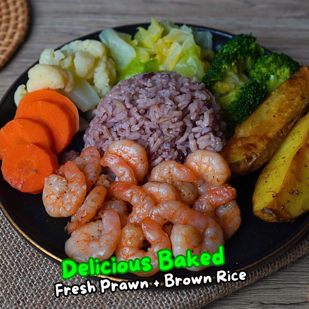 (Muscle Gain) Delicious Baked Fresh Prawn 430g