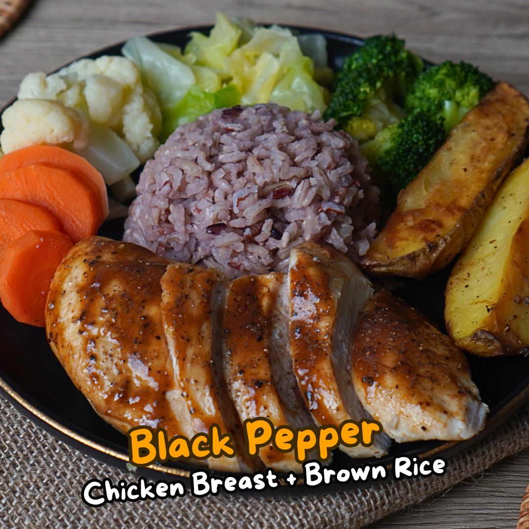 (Muscle Gain) Black Pepper Chicken Breast 450g