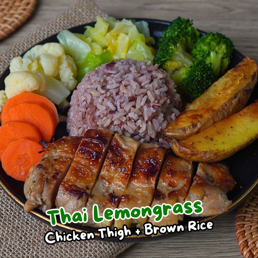 (Muscle Gain) Thai Lemongrass Chicken Thigh 450g