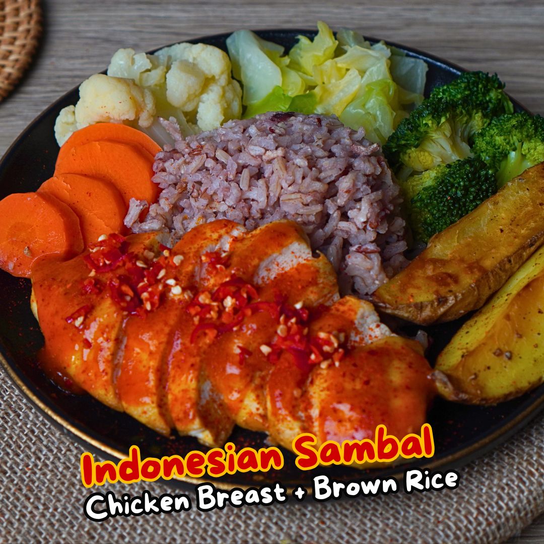 (Muscle Gain) Indonesian Sambal Chicken Breast 450g