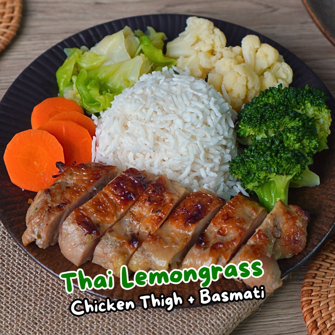 (Muscle Gain) Thai Lemongrass Chicken Thigh 450g