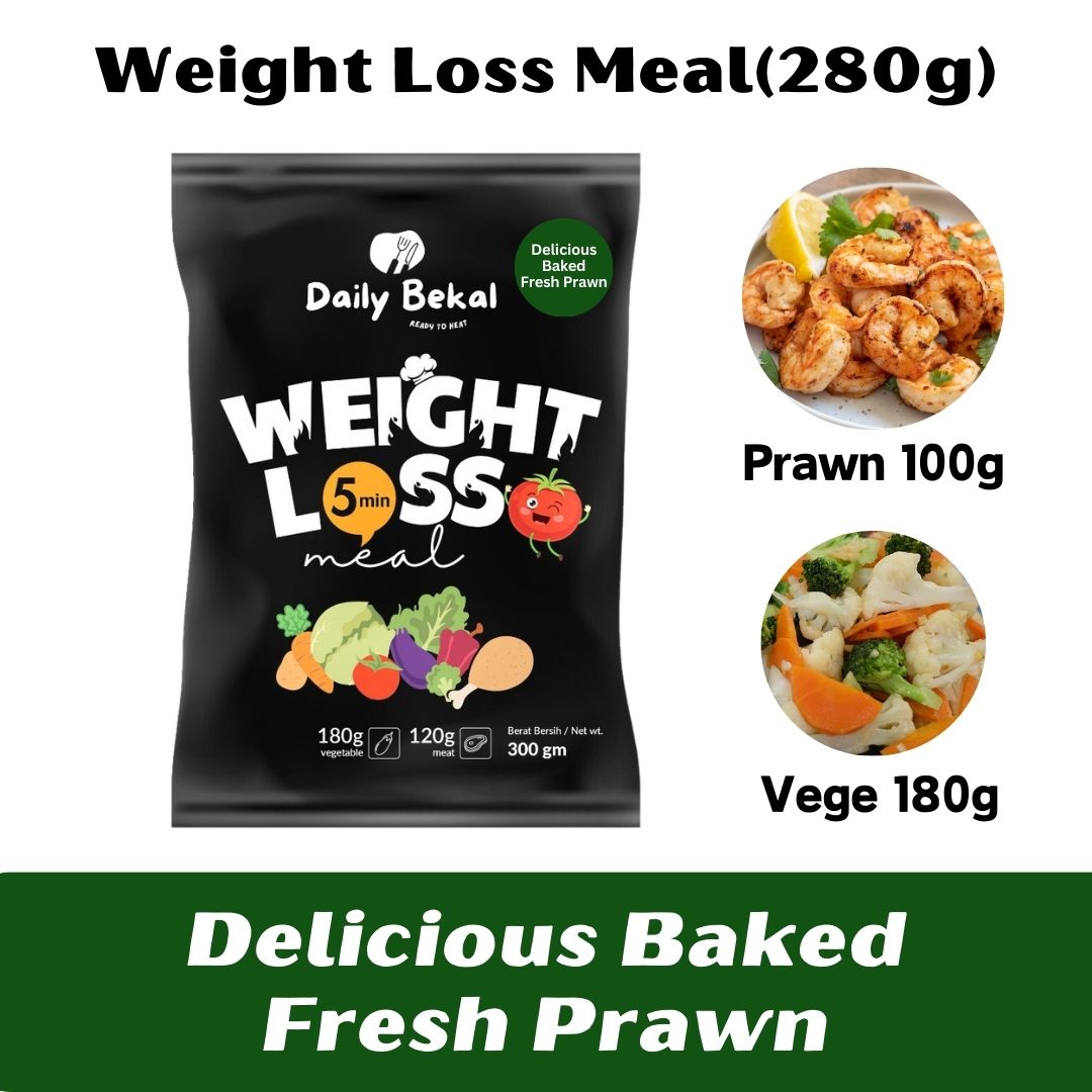 (Weight Loss) Delicious Baked Fresh Prawn 280g