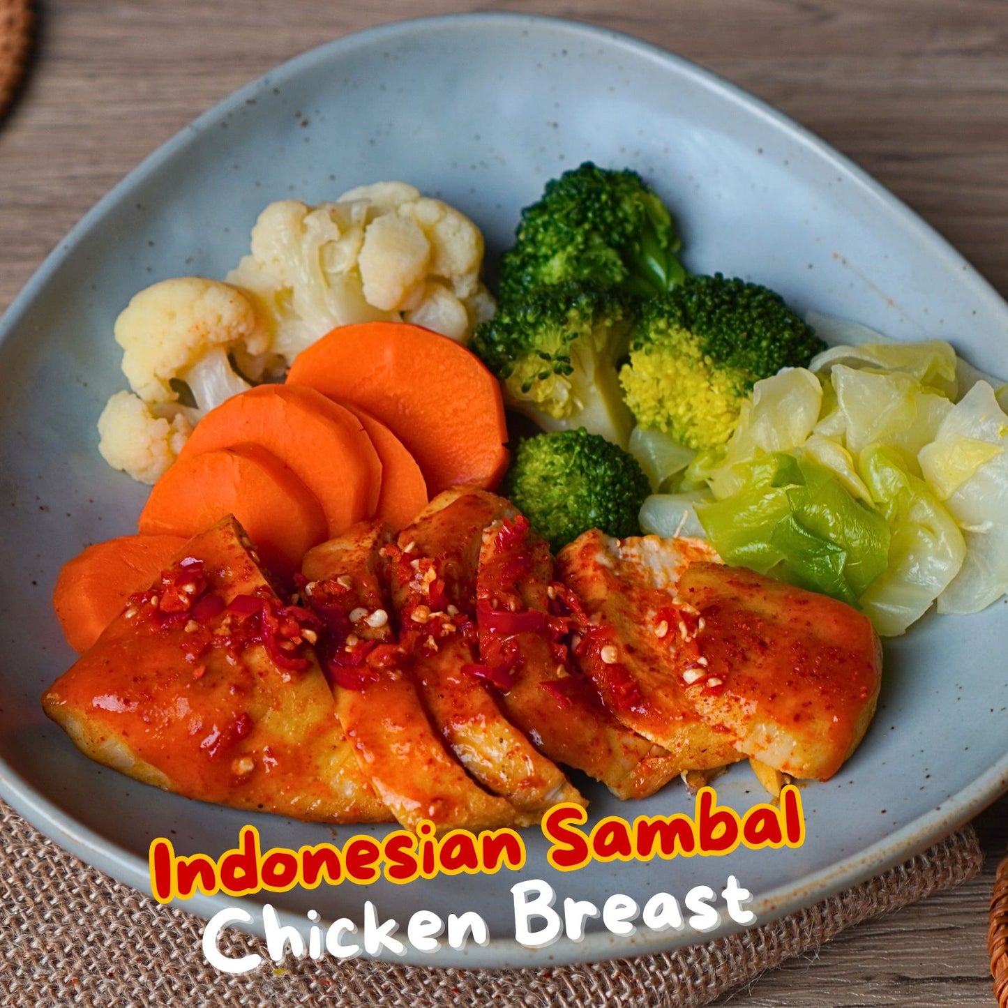 (Weight Loss) Indonesian Sambal Chicken Breast 300g
