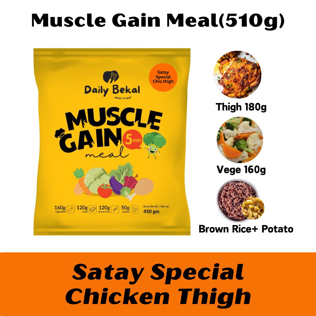 (Muscle Gain) - Satay Special Chicken Thigh (Merdeka Special Menu)