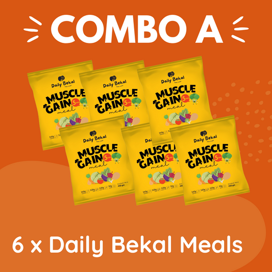Muscle Gain Combo A - 6 meals