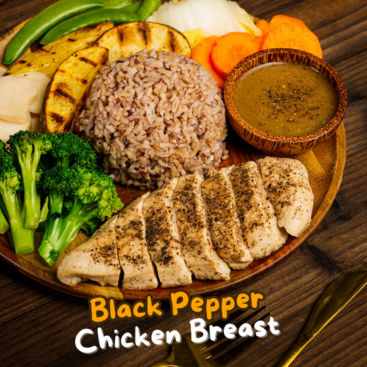 (Muscle Gain) Black Pepper Chicken Breast 450g