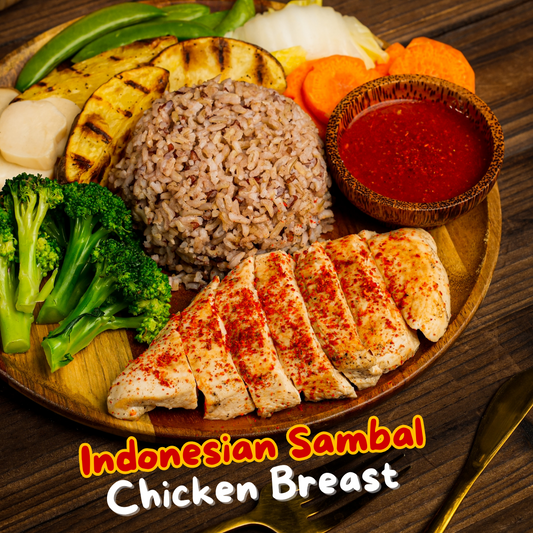 (Muscle Gain) Indonesian Sambal Chicken Breast 450g