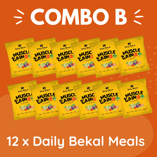 Muscle Gain COMBO B - 12 meals