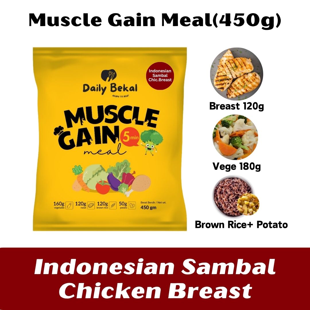 (Muscle Gain) Indonesian Sambal Chicken Breast 450g
