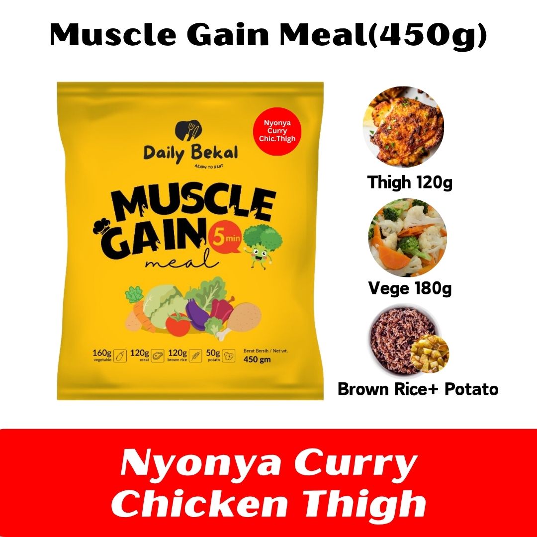 (Muscle Gain) Nyonya Curry Chicken Thigh 450g