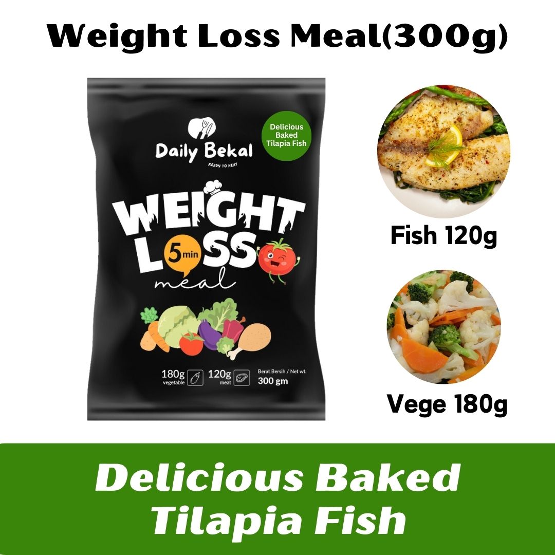 (Weight Loss) Delicious Baked Tilapia Fish 300g