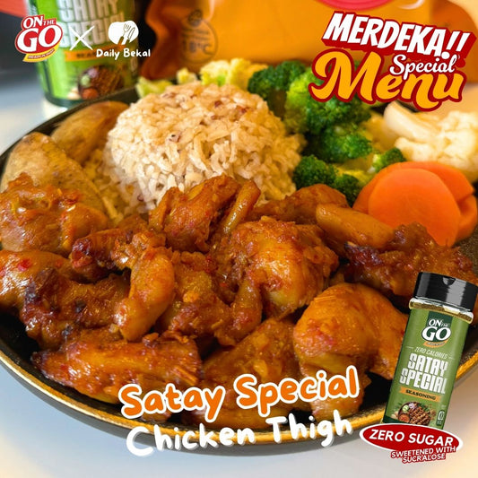 (Muscle Gain) - Satay Special Chicken Thigh (Merdeka Special Menu)